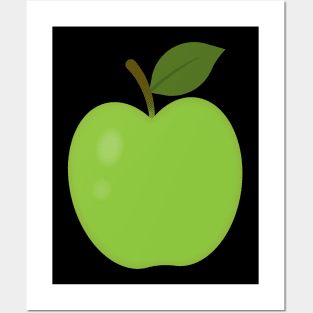 Green apple design Posters and Art